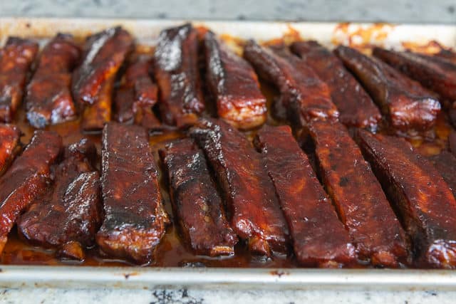 Baked Spare Ribs with BBQ Sauce