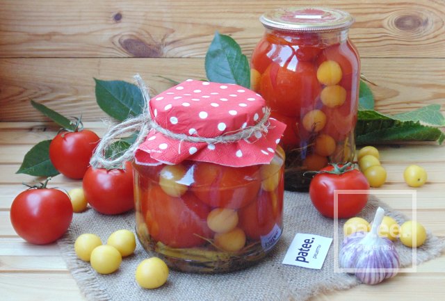 Маринованные помидоры с алычой - Шаг 10