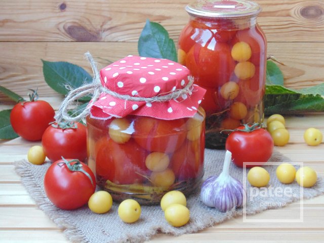 Маринованные помидоры с алычой - Шаг 11