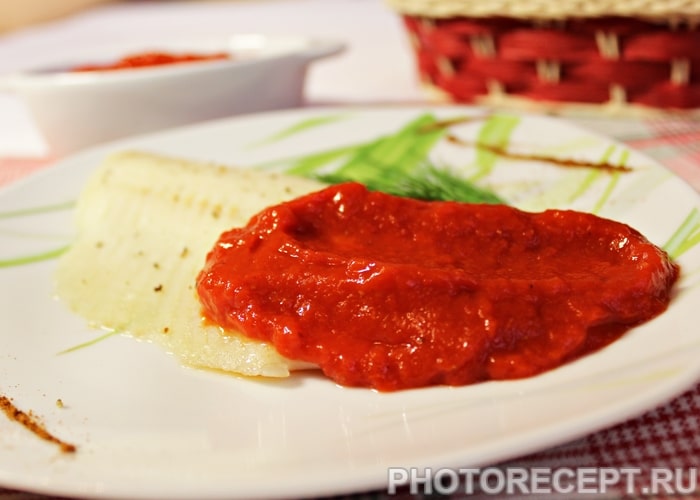 Фото рецепта - Красный соус из болгарских перцев - шаг 7