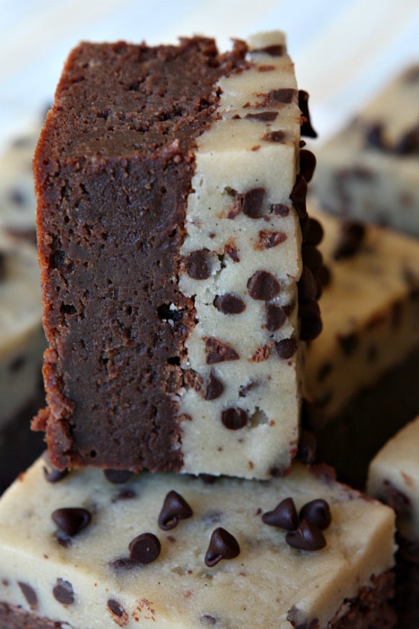 Chocolate Chip Cookie Dough Brownies 