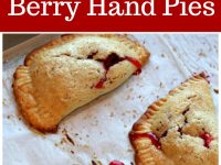 pinterest collage image for berry hand pies