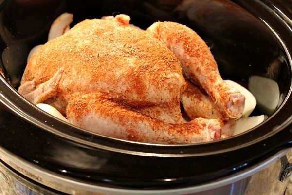 Whole Chicken in a Slow Cooker