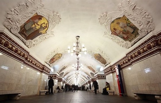 Dostoyevskaya Metro Station in Moscow