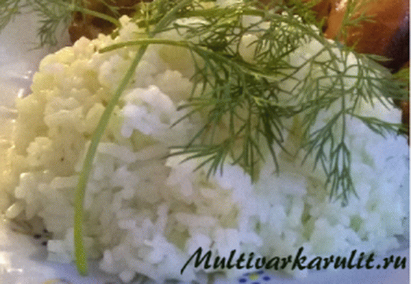 Вкусный рис в мультиварке редмонд
