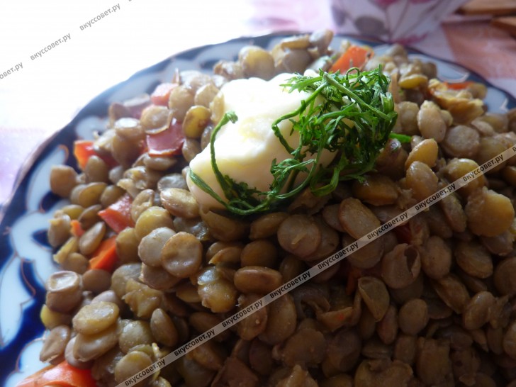 Постная чечевица с овощами в мультиварке пошаговый рецепт с фото