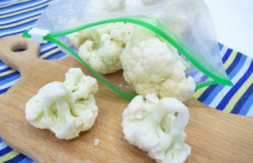 Как заморозить цветную капусту. Как правильно заморозить цветную капусту